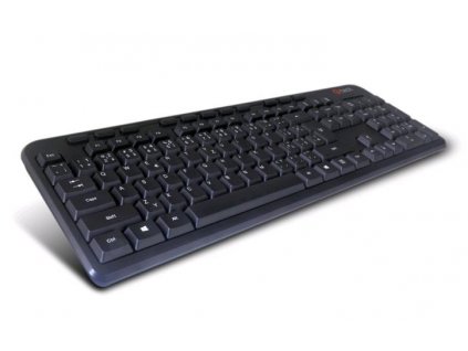 C-TECH klávesnice CZ/SK KB-102M USB slim black multimediální