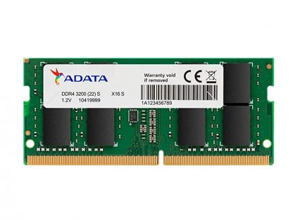 Adata/SO-DIMM DDR4/8GB/3200MHz/CL22/1x8GB