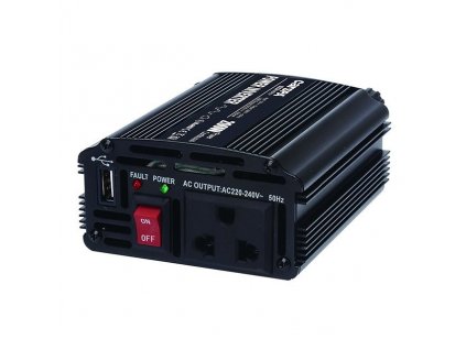 Napěťový měnič Carspa CAR200U-242 24V/230V+USB 200W modifikovaná sínus