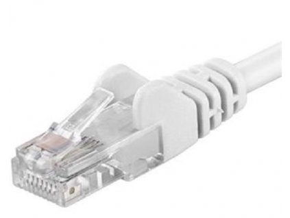 Patch kabel UTP Cat 6, 10m - bílý