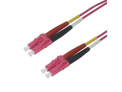 Patch kabel optický duplex LC-LC 50/125 MM, OM4, 2 m