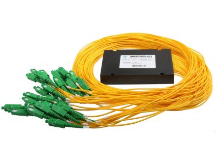 Splitter PLC optický -1x32, 1260-1650nm, ABS box, SC/APC, 1,5m