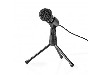 Mikrofon Nedis stolní, kabelový, pro notebook, tablet a smartphone
