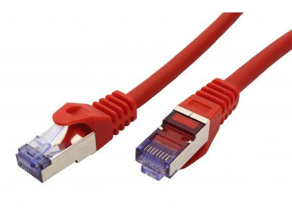 Patch kabel Roline S/FTP cat 6A, LSOH, 20m, červený