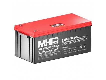 Baterie MHPower MS200-12(L) LiFePO4, 12V/200Ah, LC5-M8