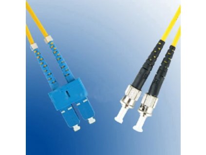 Patch kabel optický duplex ST-SC 09/125 1m SM