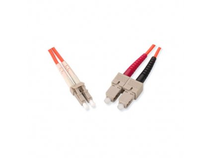 Patch kabel optický duplex LC-SC 50/125 3m MM