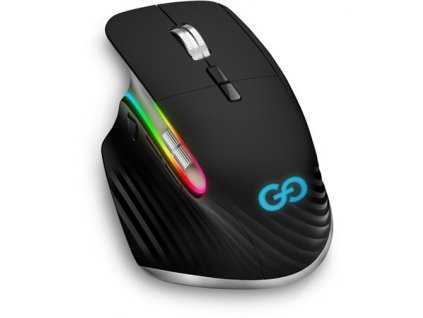 CONNECT IT GG bezdrátová herní myš,4000DPI,RGB podsvícení, tiché tlačítka, ČERNÁ