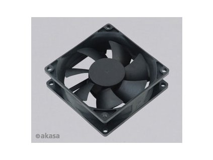 přídavný ventilátor Akasa 80x80x25 black OEM H