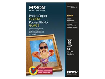 EPSON Photo Paper Glossy A3 20 listů