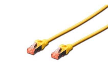 Digitus Patch Cable, S-FTP, CAT 6, AWG 26, žlutý 3m