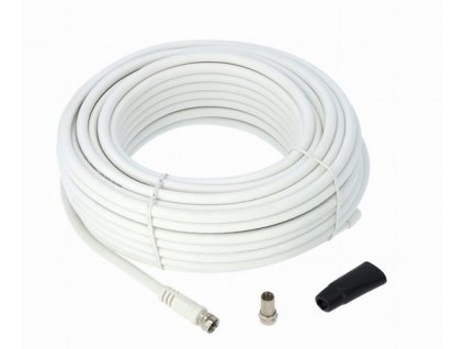 Koaxiální kabel RED LINE KAB0117, 6,8mm, 50m, 2XF, gumová krytka