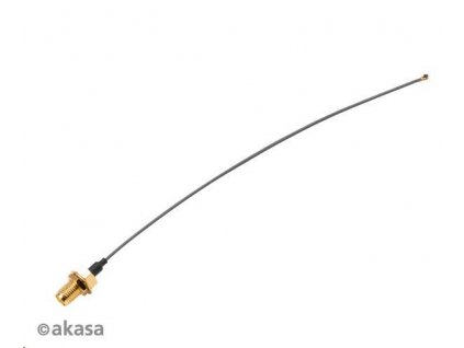 AKASA anténní kabel I-PEX MHF4L na RP-SMA female, 22cm, 2pcs/pack