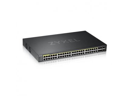 Zyxel GS2220-50HP,EU region,48-port GbE L2 PoE Switch with GbE Uplink (1 year NCC Pro pack license bundled)