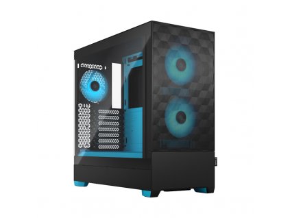 Fractal Design Pop Air RGB Cyan Core TG Clear Tint/Midi Tower/Transpar.