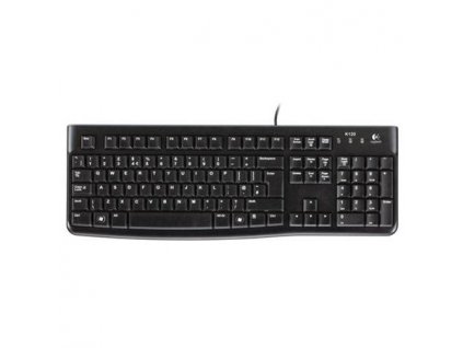 Logitech klávesnice K120, CZ/SK, USB, černá