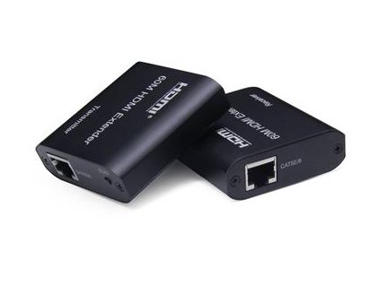 PremiumCord HDMI extender na 60m FULL HD 1080p přes jeden kabel Cat5e/6/6a/7, EDID nastavení