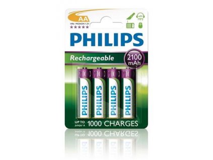 Philips baterie AA 2100mAh MultiLife, NiMh - 4ks