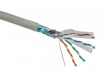 Kabel Solarix FTP Cat6 drát 500m PVC