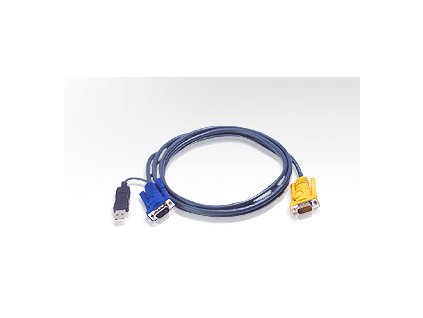 ATEN integrovaný kabel 2L-5202UP pro KVM USB 1,8m