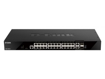 D-Link DGS-1520-28 24 ports GE + 2 10GE ports + 2 SFP+ Smart Managed Switch