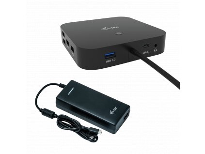 i-tec USB-C HDMI DP Docking Station with Power Delivery 100 W + i-tec Universal Charger 112W