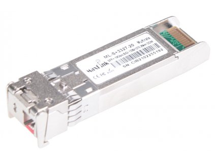 MaxLink 10G SFP+ optický modul, WDM(BiDi), SM, Tx 1330/Rx1270nm, 20km, 1x LC konektor, DDM