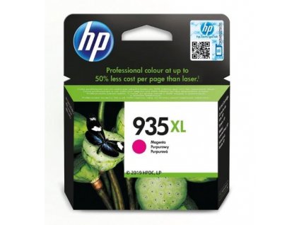HP C2P25AE originální náplň purpurová č.935XL velká cca 825 stran (magenta, pro HP OfficeJet 6830, 6820, 6220, 6230)