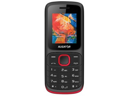 ALIGATOR D210 Dual sim černo-červený