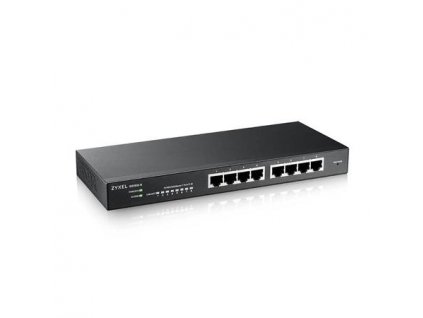 Zyxel GS1915-8, 8-port GbE Smart hybrid mode Switch, standalone or NebulaFlex Cloud, desktop, fanless