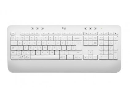 Logitech K650/Bezdrátová USB + Bluetooth/CZ-SK layout/Šedá