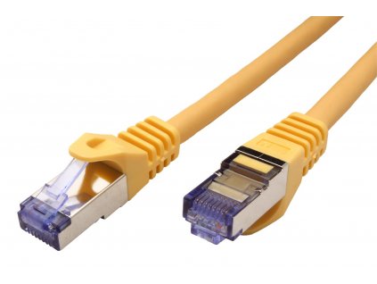 Patch kabel Roline S/FTP cat 6A, LSOH, 10m, žlutý