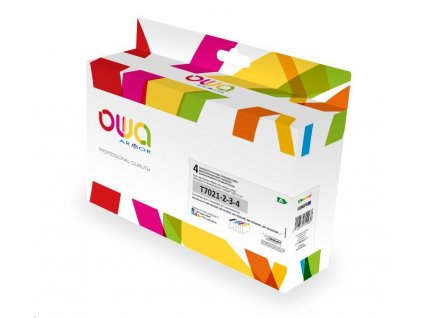 OWA Armor cartridge pro EPSON 4-PACK pro WF4015/4515 CMYK 46ml+3x22ml,T7021/22/23/24