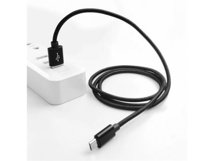 Crono kabel USB 2.0 - USB-C 1m, černý, premium