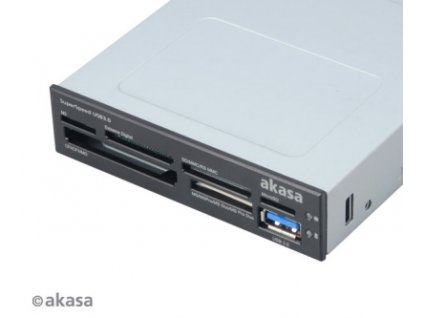 AKASA int. USB 3.0 interní čtečka karet + USB 3.0