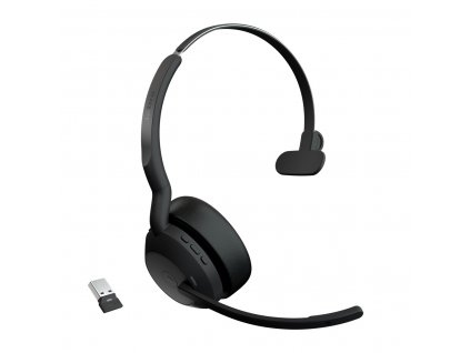 Jabra Evolve2 55/Mono/ANC/USB/BT-USB/Bezdrát/MS/Černá