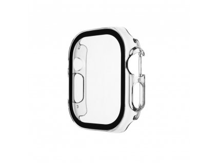 Pouzdro FIXED Pure s temperovaným sklem pro Apple Watch Ultra 49mm/Ultra 2 49mm, čiré