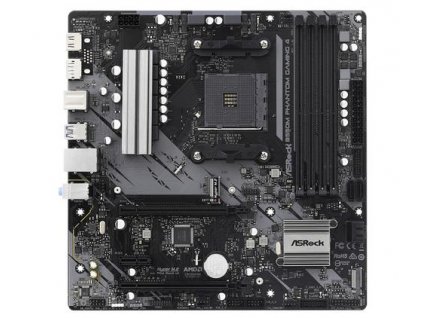 ASROCK B550M PHANTOM GAMING 4 (AM4, amd B550, 4xDDR4 4733, 4xSATA3, 7.1, HDMI +DPort, M.2, USB3.2, mATX)