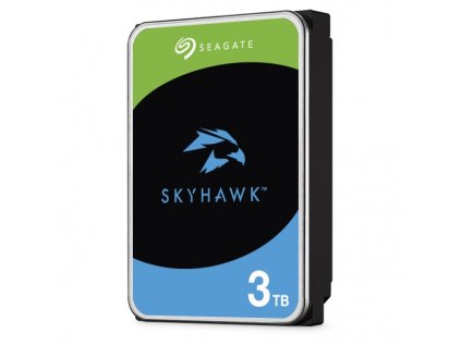 SEAGATE HDD 3TB SKYHAWK, 3.5", SATAIII, 5400 RPM, Cache 256MB