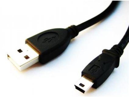 GEMBIRD Kabel USB A-MINI 5PM 2.0 1,8m HQ Black, zlacené kontakty