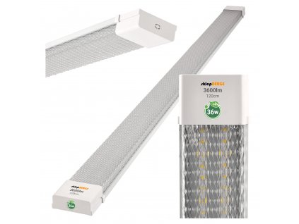 8x LED panel SATURN 120cm 36W neutrální bílý