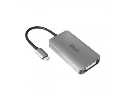 Club3D Adaptér aktivní USB Type C na DVI-I Dual Link, HDCP on