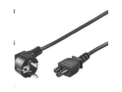 PREMIUMCORD Kabel napájecí 230V pro NTB (3pin, Schuko, trojlístek) 2m