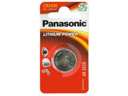 PANASONIC Lithiová baterie (knoflíková) CR-2430EL/1B 3V (Blistr 1ks)