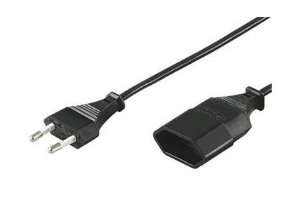 PremiumCord Kabel síťový prodlužovací dvojvidlice 230V 3m