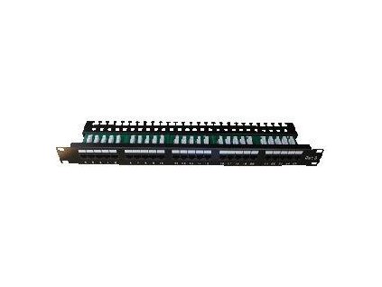 DATACOM Patch panel ISDN 25p.1U Integrovaný BLACK, 19''