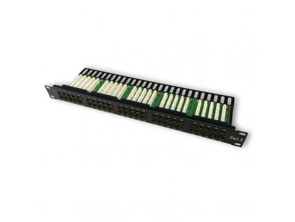 DATACOM Patch panel ISDN 50p.1U Integrovaný BLACK, 19''