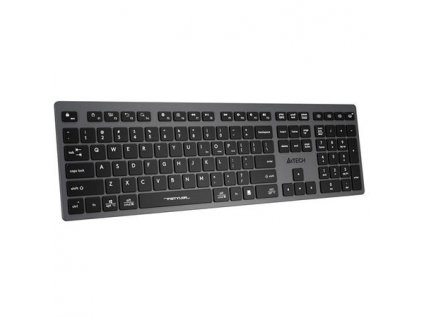 A4tech FBX50C, bezdrátová kancelářská klávesnice,BT/USB 2,4Ghz, černá