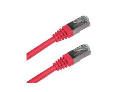 XtendLan patch kabel Cat6A, SFTP, LS0H - 1m, červený