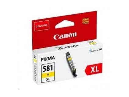 Canon CARTRIDGE CLI-581XL žlutá pro PIXMA TS915x, TS815x, TS615x, TS515x, TR8550, TR7550